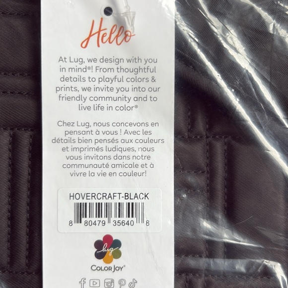 Lug Hovercraft Sling Bag-Black-NWT - Picture 10 of 10